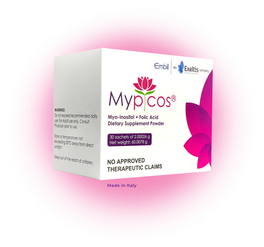 Mypicos - Myo-Inositol Folic Acid Dietary Supplement Powder